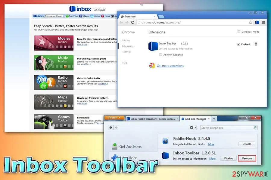 Inbox Toolbar: addon and program