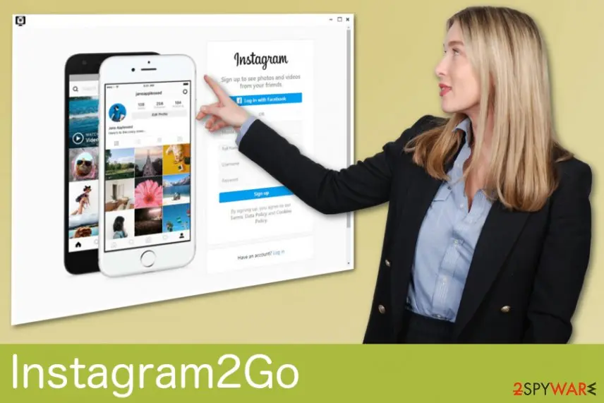 Screenshot of Instagram2Go: virus
