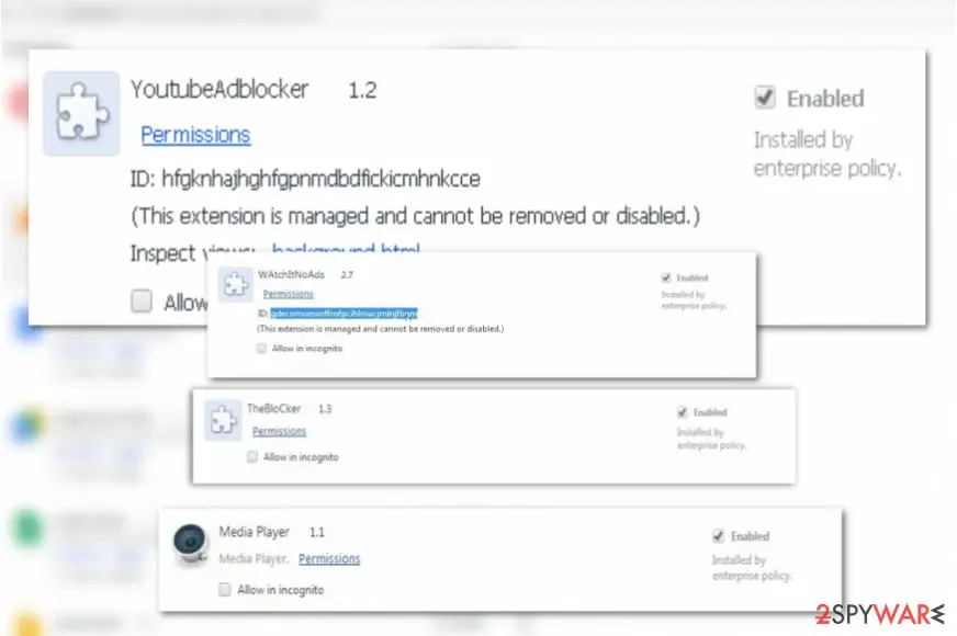 Installed by enterprise policy" extension: installed by enterprise policy virus