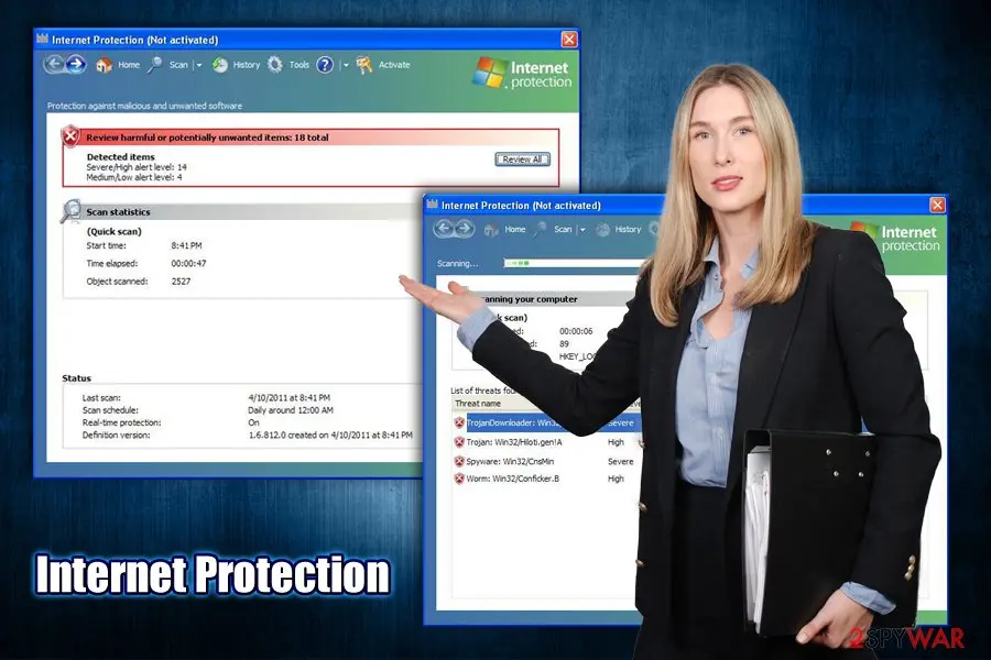 Internet Protection: fake antivirus malware