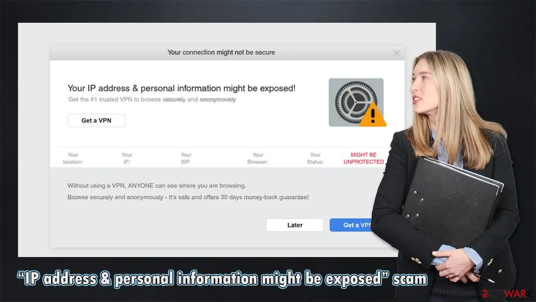 IP address & personal information might be exposed scam: ip address personal information might be exposed scam phishing fraud