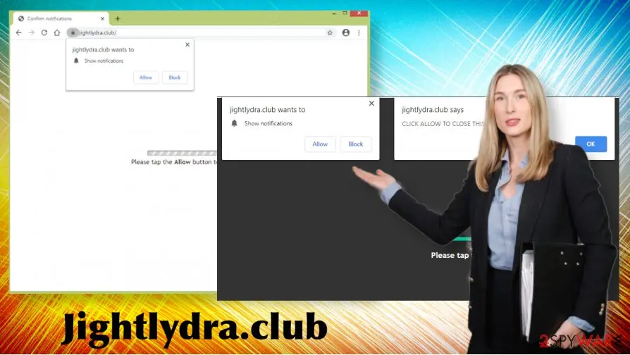 Jightlydra.club: jightlydra club redirect virus