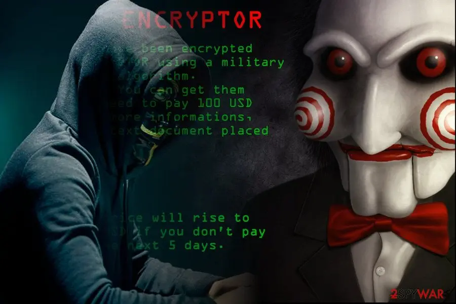 Jigsaw ransomware virus: jigsaw variant 1