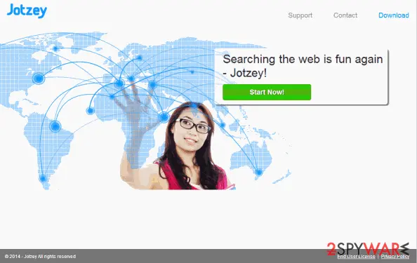 Screenshot of Jotzey: screenshot