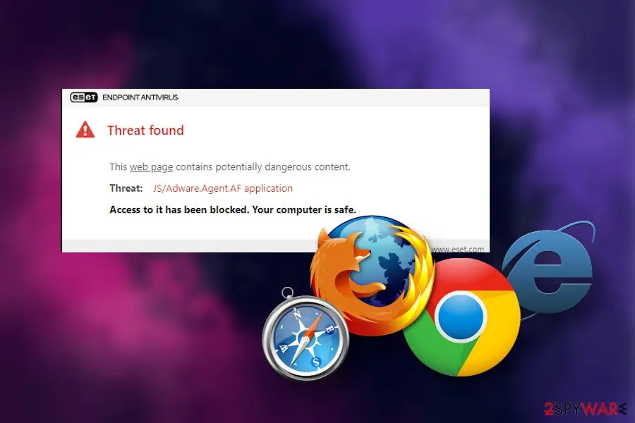 Js/Adware.Agent.AW: js adware agent aw virus detection