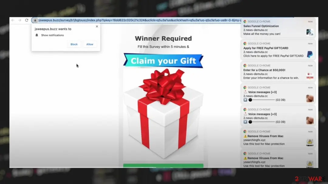 Jsweepus.buzz: jsweepus buzz adware