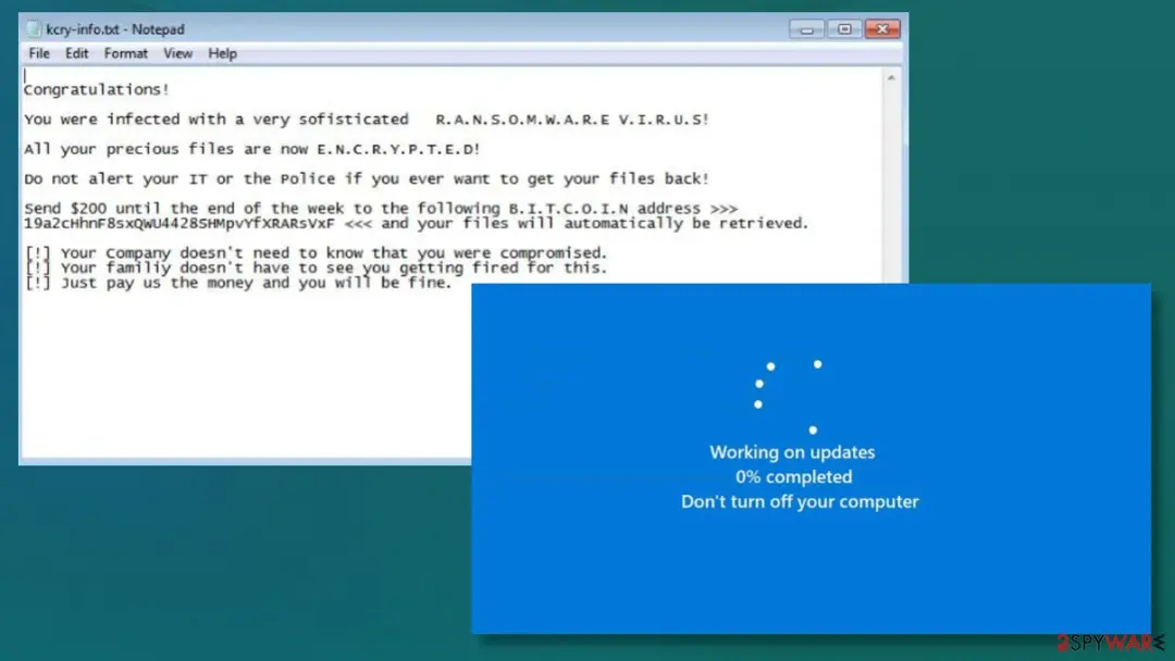 Kcry file virus: kcry ransomware