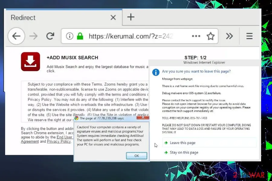 Screenshot of Kerumal: ads