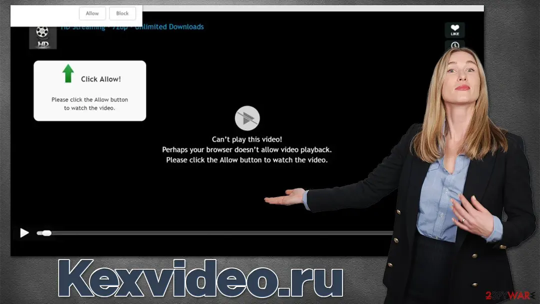 Kexvideo.ru: kexvideo ru push notifications