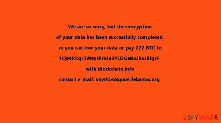 Killdisk ransomware virus: killdisk malware