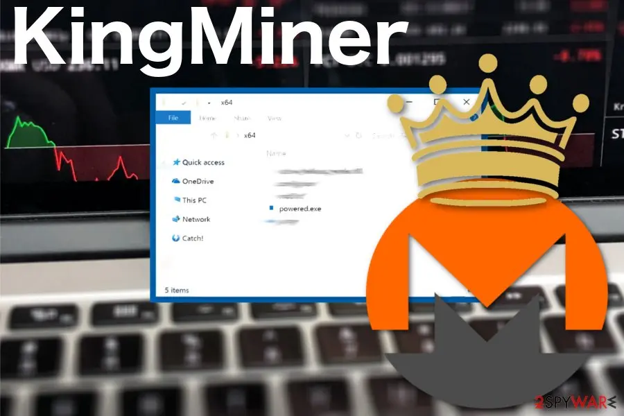 Screenshot of KingMiner: miner trojan