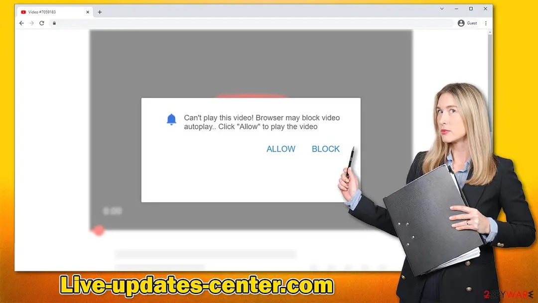Live-updates-center.com: live updates center com push notifications popups