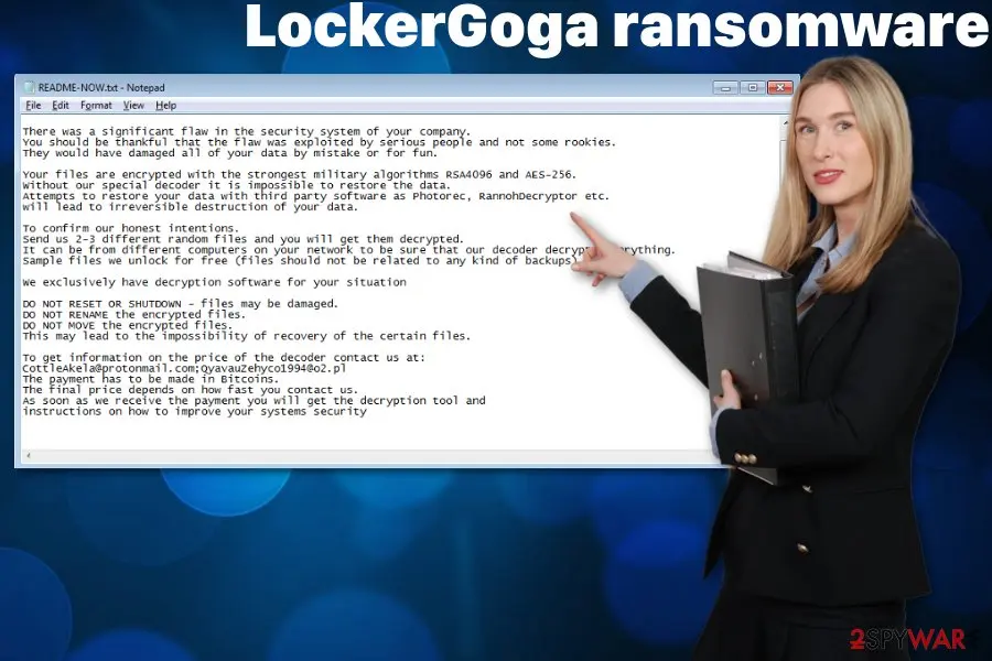 LockerGoga ransomware: lockergoga cryptovirus