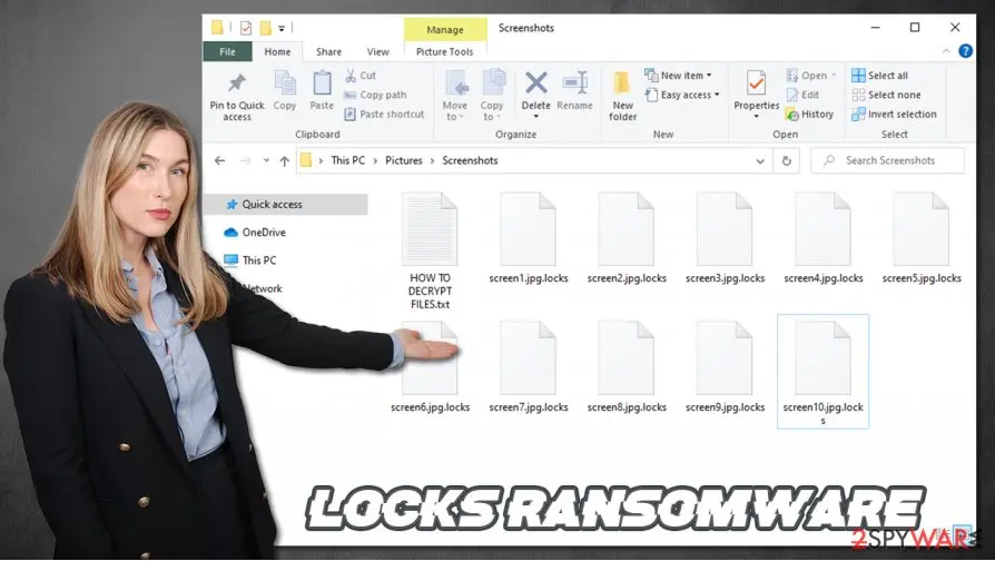 Locks ransomware: file locking virus