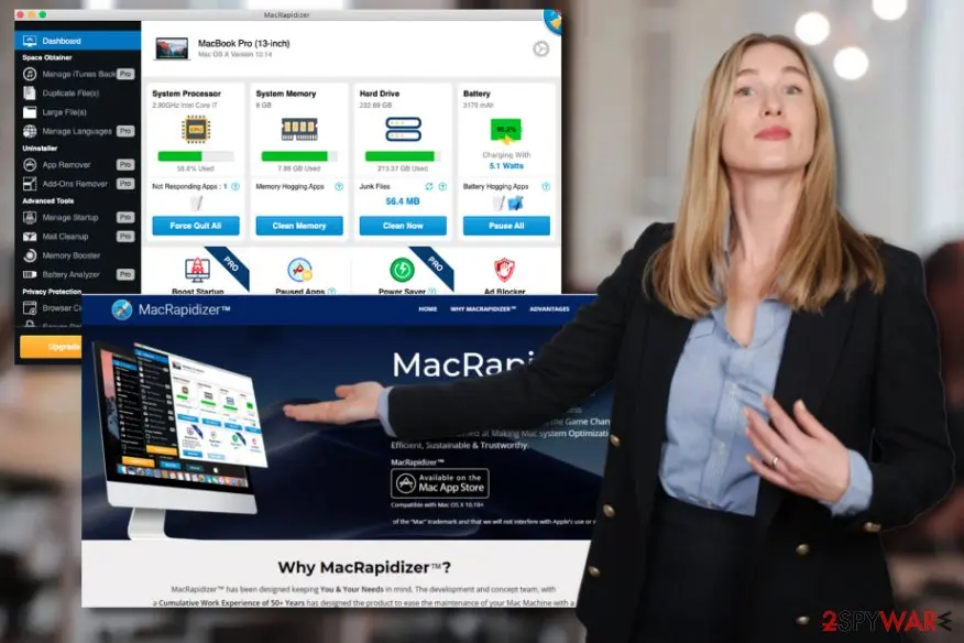MacRapidizer: mac rapidizer fake system optimizer