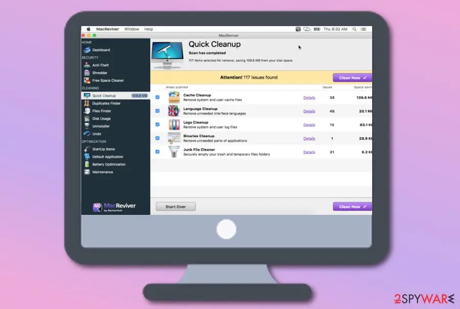 MacReviver: mac reviver system optimizer
