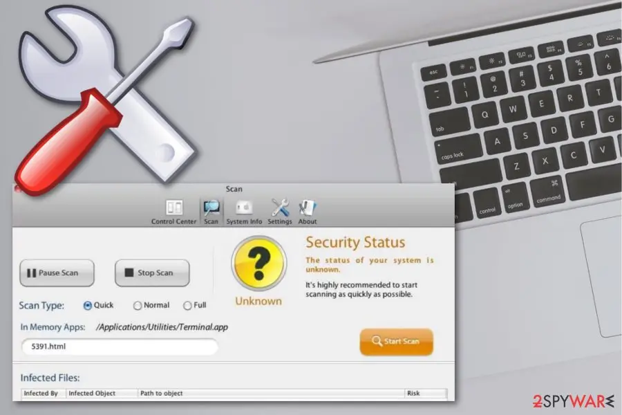 Mac Security Plus: fake tool