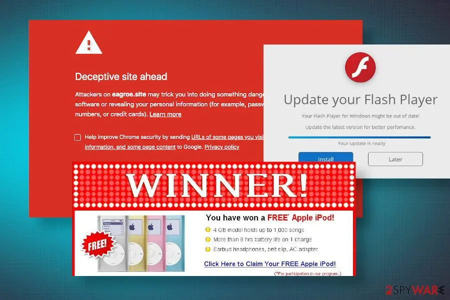Screenshot of Magical Find: redirects