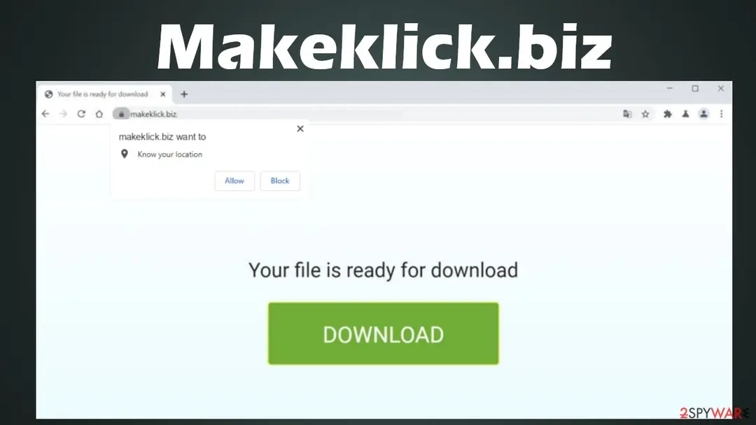 Makeklick.biz: makeklick biz virus