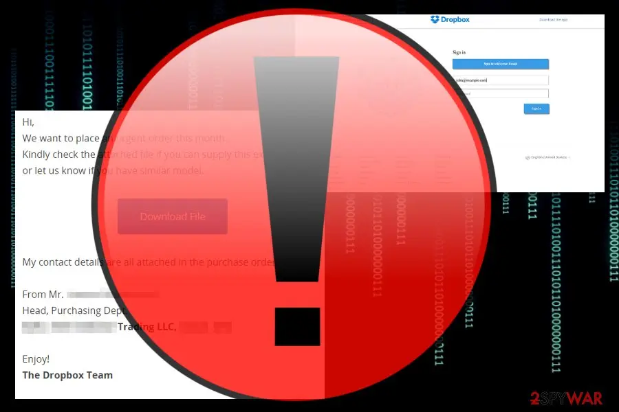 Dropbox virus: malware from dropbox