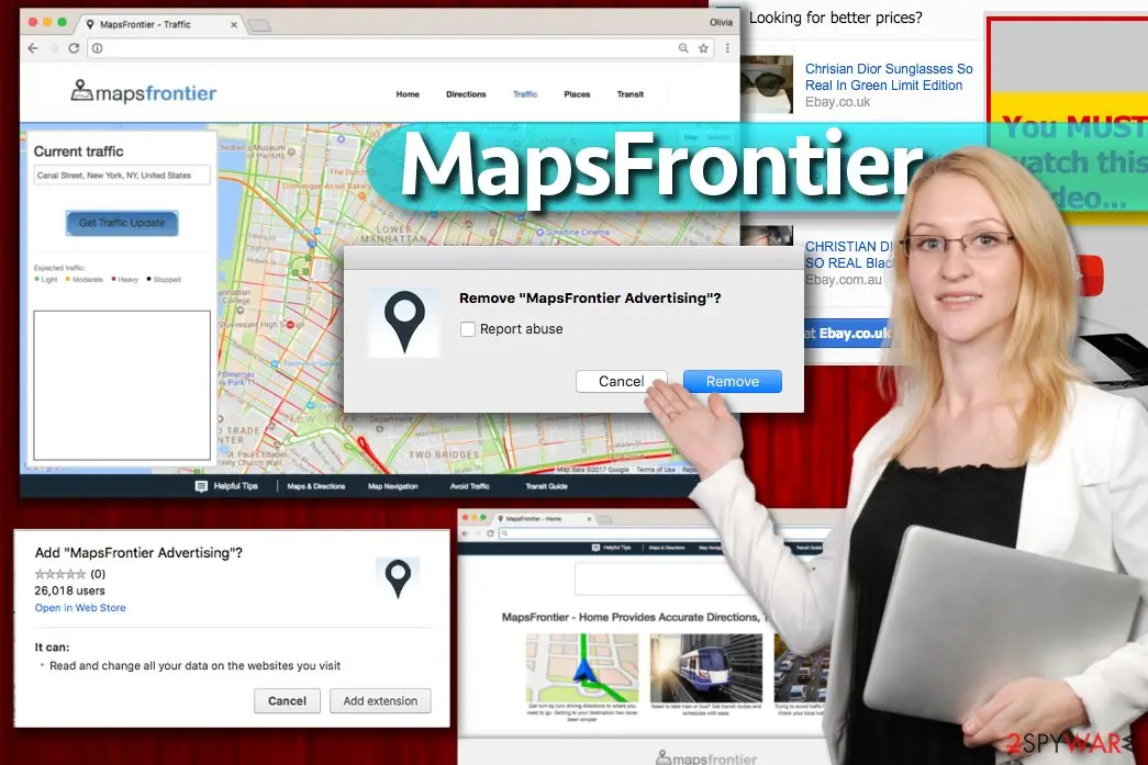 MapsFrontier virus: mapsfrontier ads