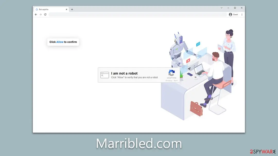 Marribled.com: marribled com push notification virus