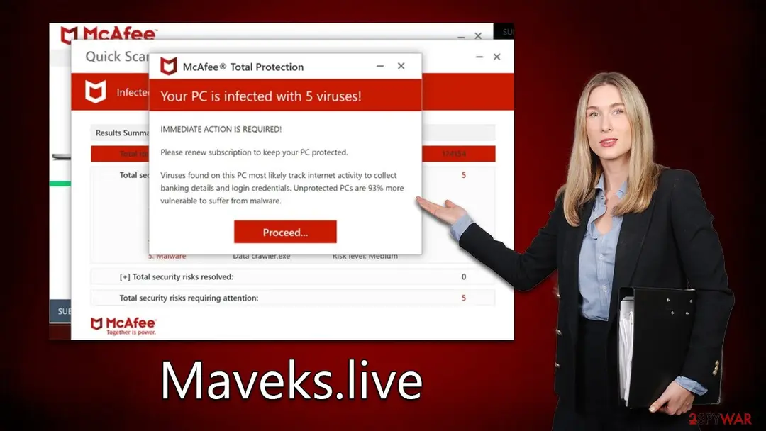 Maveks.live: maveks live scam virus
