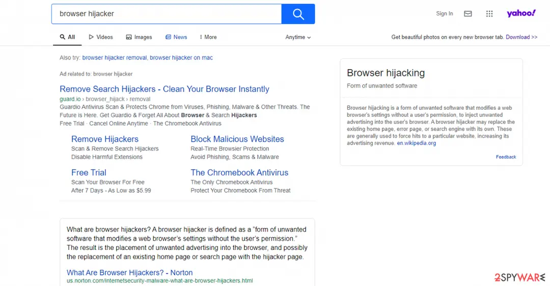 Mediatab.club: media tab redirect to yahoo