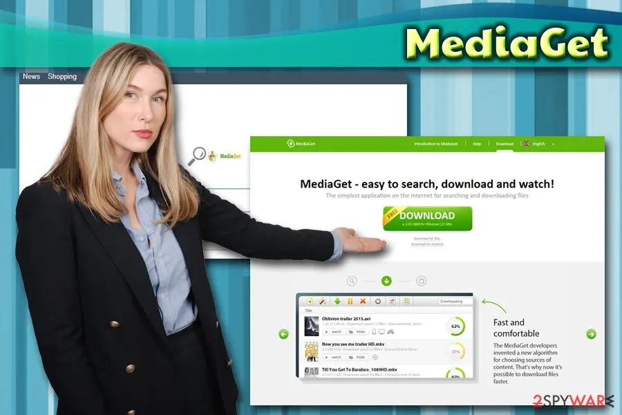 MediaGet Toolbar: mediaget virus browser hijacker