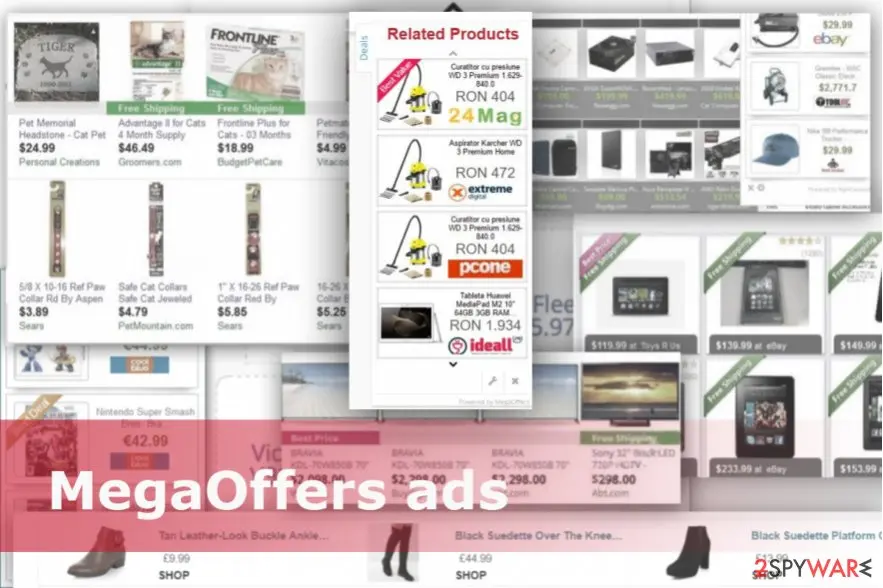 Screenshot of MegaOffers ads: screenshot