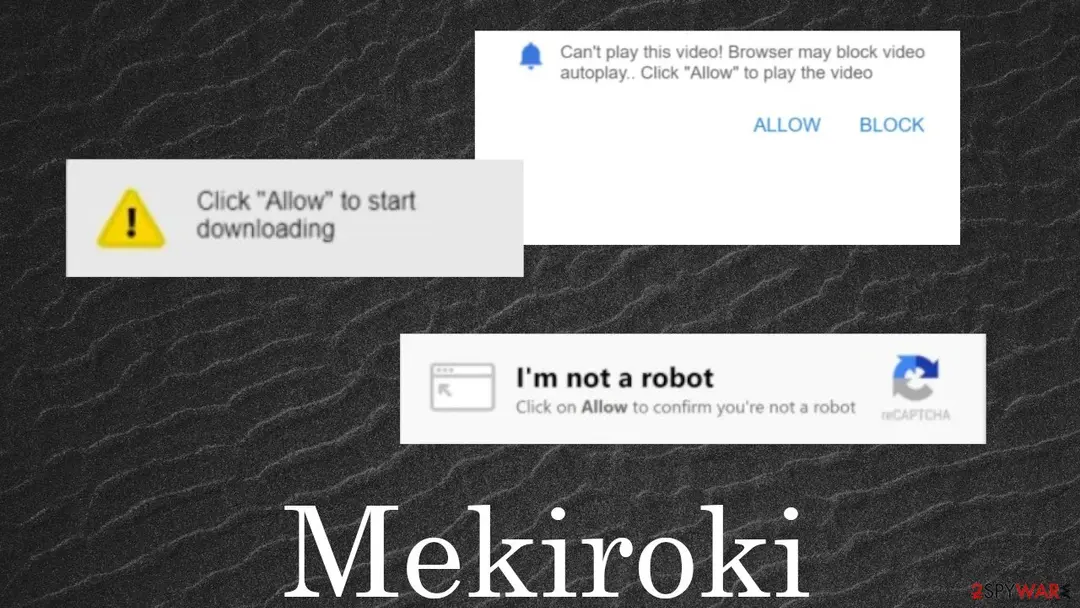 Screenshot of Mekiroki: virus