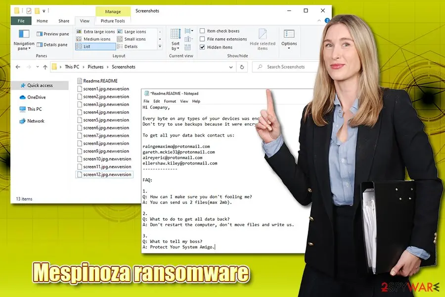 Mespinoza ransomware: file locking virus big game hunting