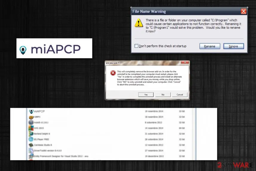 Screenshot of miAPCP: application