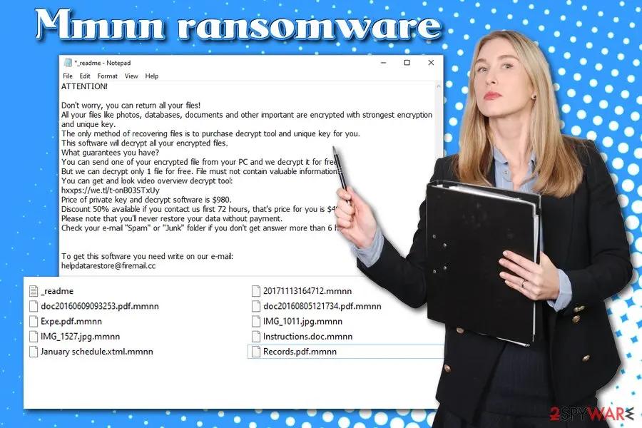 Mmnn ransomware: file locking virus malware