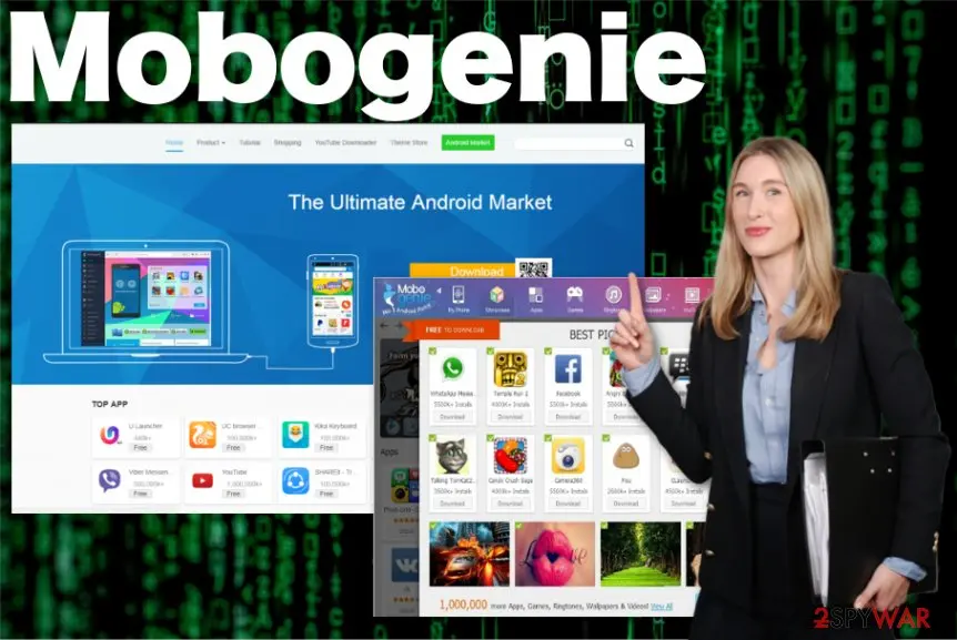 Screenshot of MoboGenie: ads virus