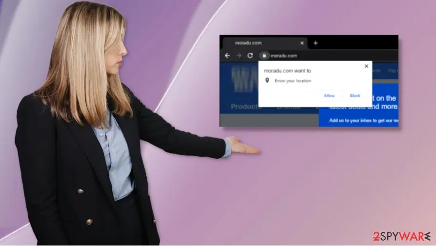 Moradu.com: moradu com adware