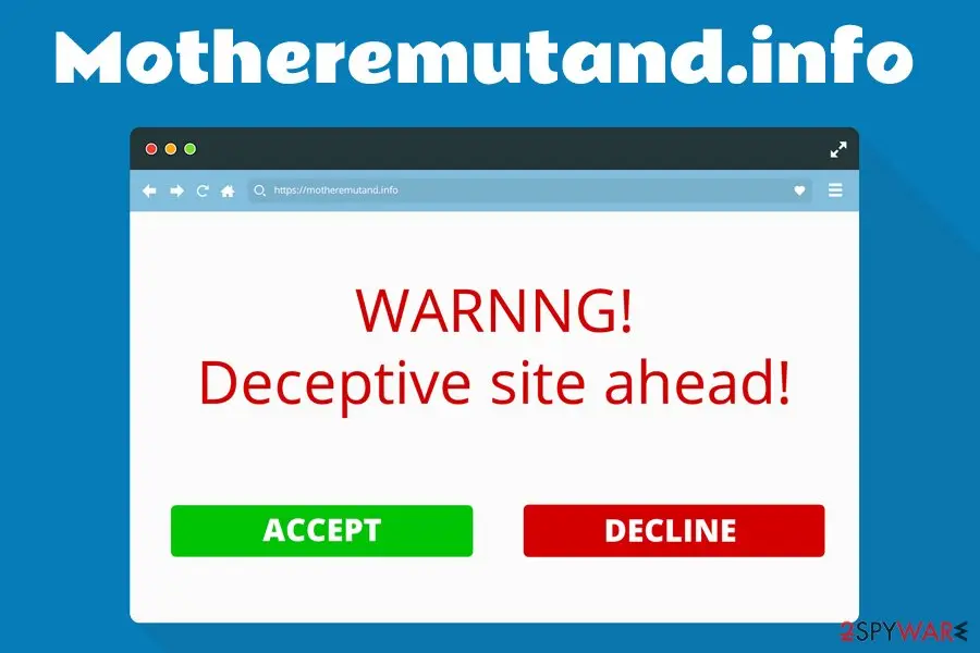 Motheremutand.info: motheremutand info deceptive adware pup scam
