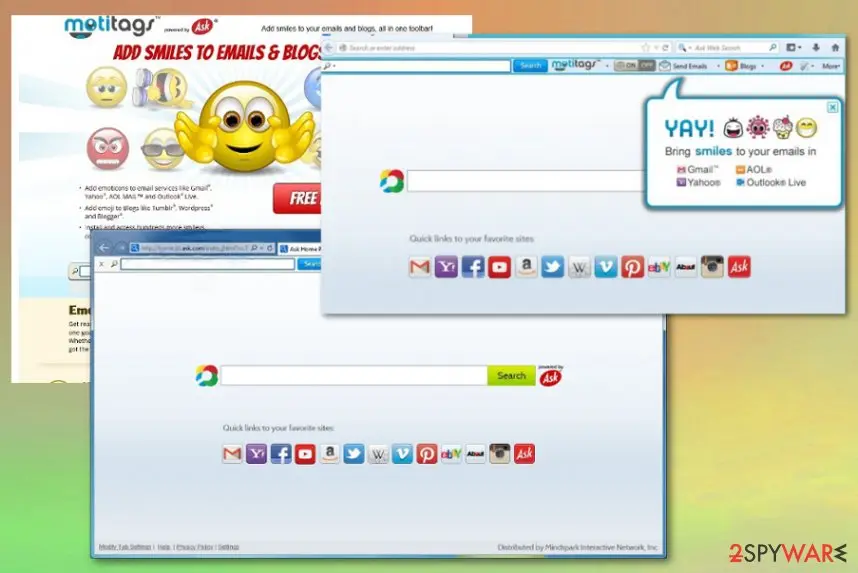 Motitags Toolbar: browser hijacker