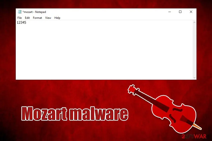 Mozart malware: uses dns protocol to contact remote server