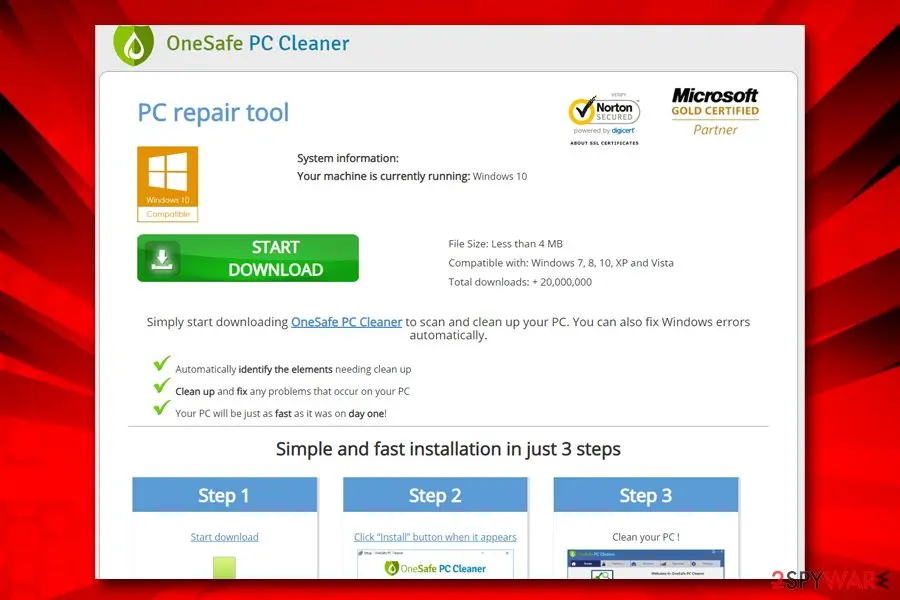 Mp3hub.com: mp3hub com offers downloading oncesafe pc cleaner scareware