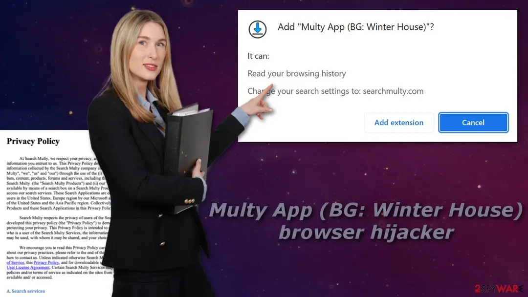 Multy App (BG: Winter House): multy app bg winter house browser hijacker