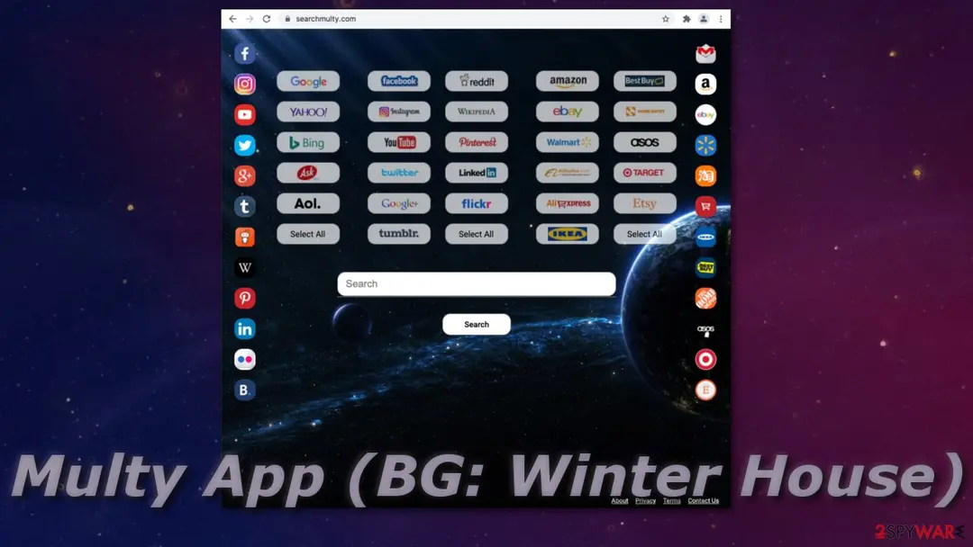 Multy App (BG: Winter House): multy app bg winter house