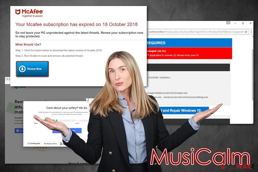 MusiCalm: infection pup potentially unwanted