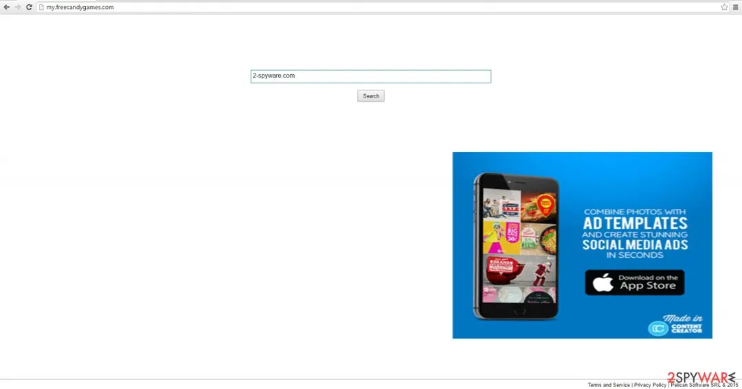 Screenshot of My.freecandygames.com: my freecandygames