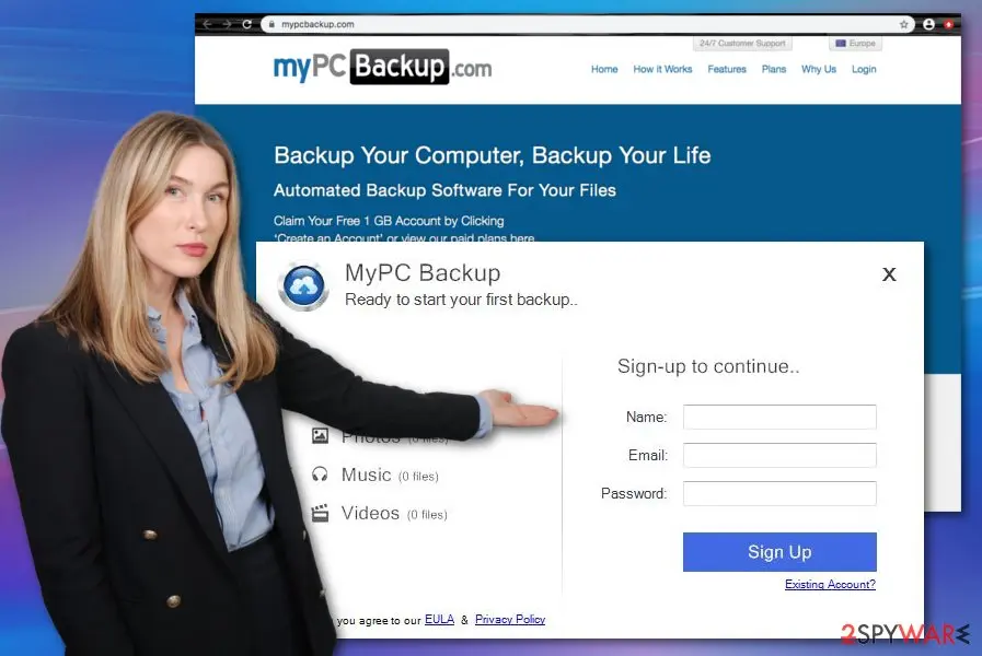 MyPC Backup: my pc backup pup