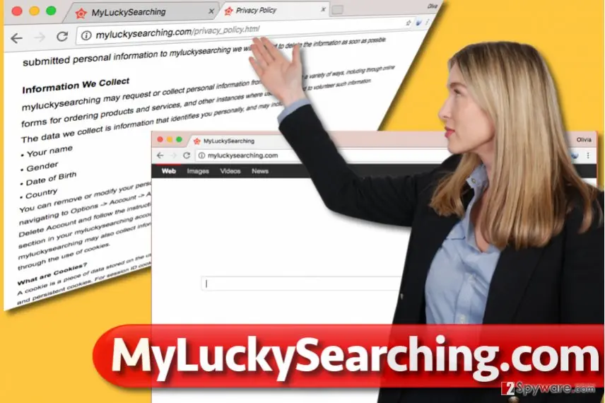 MyLuckySearching.com virus: myluckysearching com browser virus