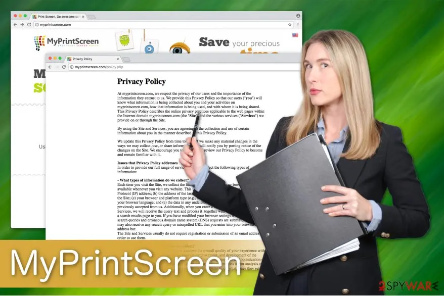 MyPrintScreen: virus can lead to dangerous sites