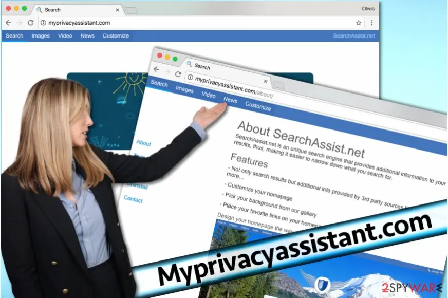 Myprivacyassistant.com virus: myprivacyassistant com browser redirect virus hijack