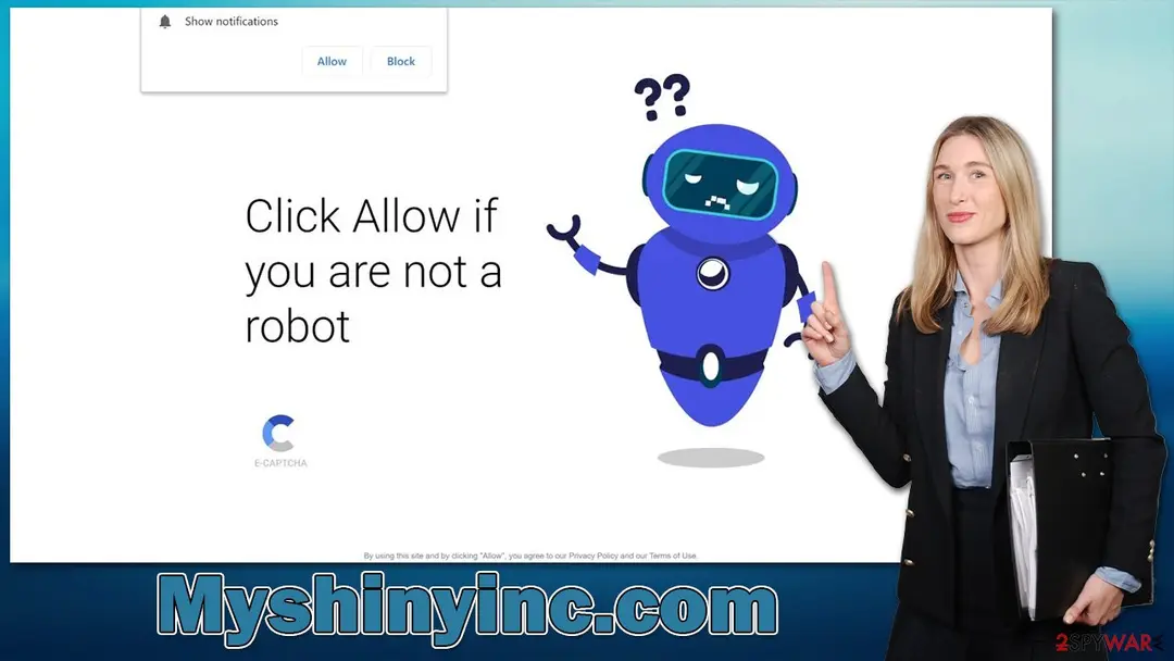 Myshinyinc.com: myshinyinc com push notification virus