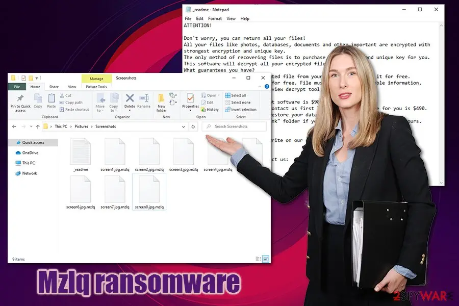Mzlq ransomware: file locking virus mlaware
